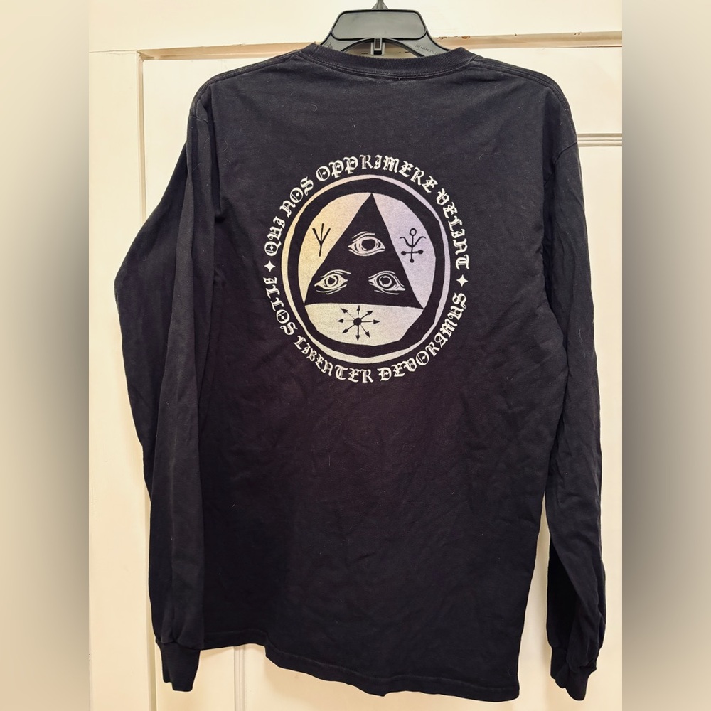 Welcome black Latin Talisman Long Sleeve T-Shirt - Picture 2 of 3